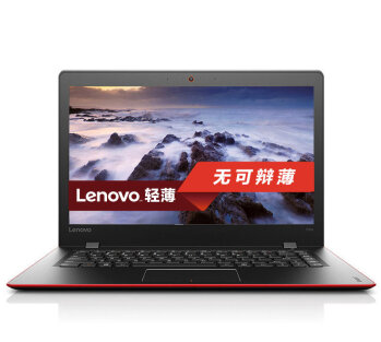 京聪商城联想（Lenovo）Ideapad 700s 14英寸超薄本（6Y30 8G 256G SSD摄像头 蓝牙 win10）红色腰线版  总代理批发