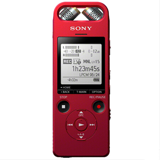 京聪商城索尼（SONY）ICD-SX2000 Hi-Res高解析度立体声数码录音棒 三向麦克风 （红）总代理批发