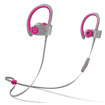 京聪商城Beats PowerBeats2 Wireless 双动力无线版 入耳式运动耳机 粉色 蓝牙无线带麦总代理批发