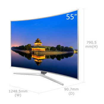 京聪商城三星（SAMSUNG）UA55JS9800JXXZ 55英寸4K高清3D智能网络曲面电视总代理批发