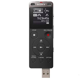 京聪商城索尼（SONY）ICD-UX565F 数码录音棒 纤薄机身 8GB 黑总代理批发