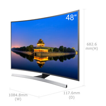 京聪商城三星（SAMSUNG）UA48JU6800JXXZ 48英寸4K高清曲面智能网络液晶电视 总代理批发