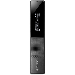 京聪商城索尼（SONY）ICD-TX650 数码锂电录音棒 16G 黑色 会议录音 迷你易携带TX50升级款（黑）总代理批发