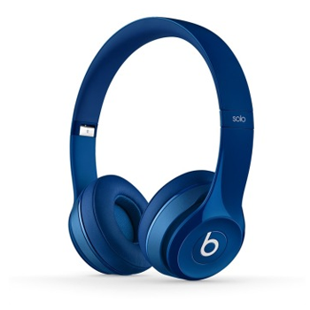 京聪商城Beats Solo2 独奏者第二代 头戴式贴耳耳机 纯蓝色 带麦总代理批发
