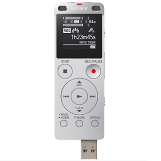 京聪商城索尼（SONY）ICD-UX565F 数码录音棒 纤薄机身 8GB 银总代理批发